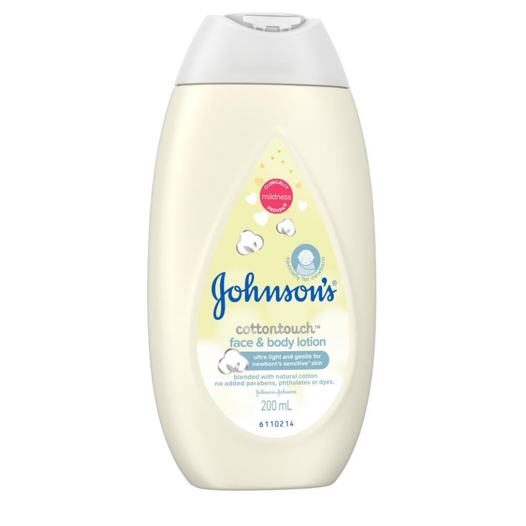 johnson's baby lotion as face moisturizer